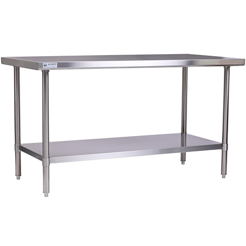 Allmont 30" x 60" 16 Gauge Stainless Steel Work Table with SS Undershelf and Legs