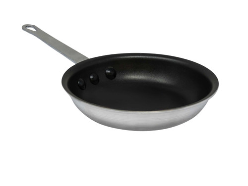 Omcan USA 43334 7" Diameter Aluminum Eclipse Finish Non Stick Riveted Handle Fry Pan