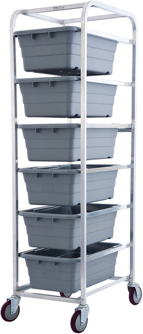 Winholt AL-L-1-KIT 25" W 1 Lug Capacity Gray Aluminum Lug Cart