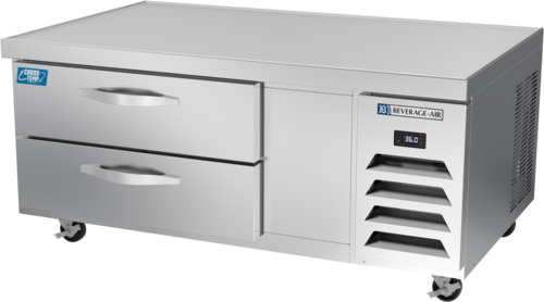 Beverage Air WTCTCS52HC 8.06 Cu. Ft. Stainless Steel 1-Section Cross Temp Chef Base - 115 Volts