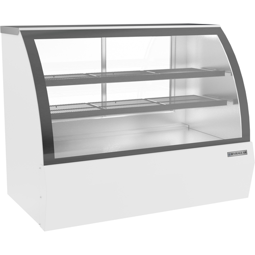 Beverage Air CDR5HC-1-W 17 Cu. Ft. White Stainless Steel Refrigerated Deli Case - 120 Volts