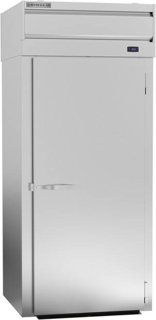 Beverage Air PFT1HC-1AS 38.69 Cu. Ft. Stainless Steel One-Section Solid Door Roll-Thru P-Series Freezer - 115 Volts