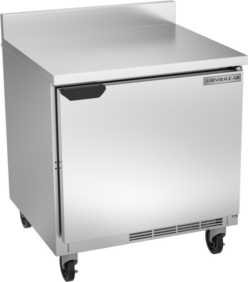 Beverage Air WTR32AHC-FIP 32" W One-Section Stainless Steel Worktop Refrigerator - 115 Volts