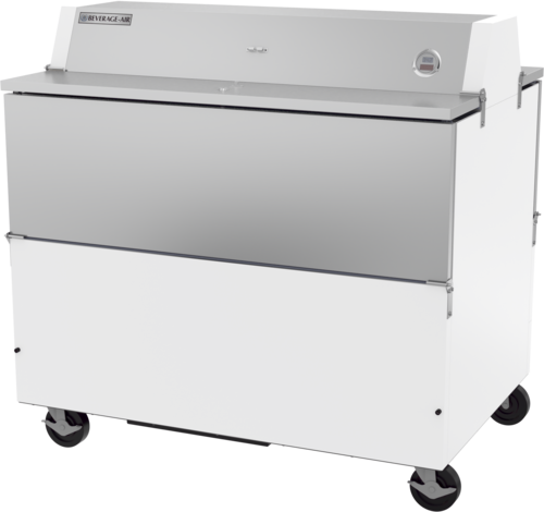 Beverage Air STF49HC-1-W-02 20.55 Cu. Ft. White Stainless Steel School Milk Cooler - 115 Volts