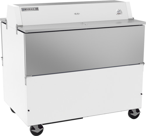 Beverage Air STF49HC-1-W-02 20.55 Cu. Ft. White Stainless Steel School Milk Cooler - 115 Volts