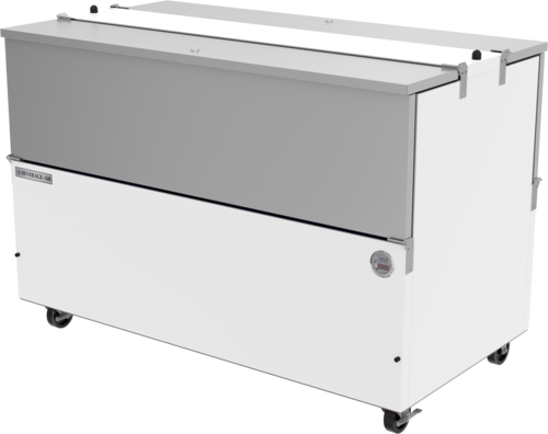 Beverage Air ST58HC-W-02 22.5 Cu. Ft. White Stainless Steel School Milk Cooler - 115 Volts