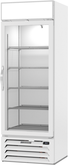 Beverage Air MMR19HC-1-W 19.08 Cu. Ft. Reach-In One-Section MarketMax Refrigerated Merchandiser - 115 Volts
