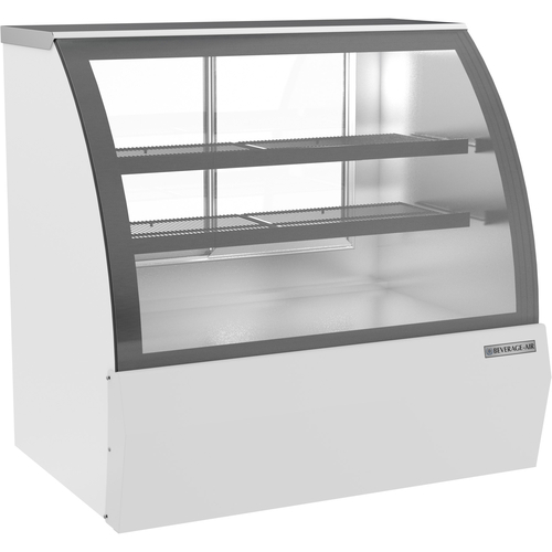 Beverage Air CDR4HC-1-W 14 Cu. Ft. White Stainless Steel Refrigerated Deli Case - 120 Volts