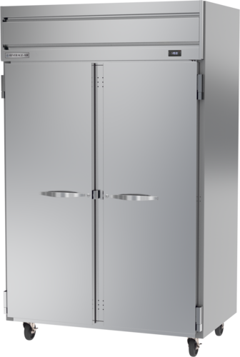 Beverage Air HFS2HC-1S 45.2 Cu. Ft. Stainless Steel 2 Solid Doors Reach-In Horizon Series Freezer - 115 Volts