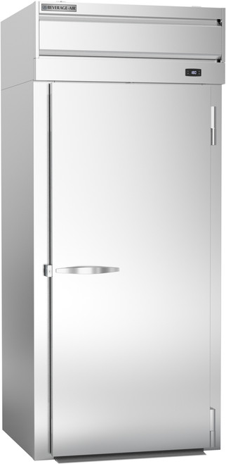 Beverage Air PHI1-1S 33.6 Cu. Ft. Stainless Steel and Aluminum One-Section Roll In Warming Cabinet - 208-240 Volts