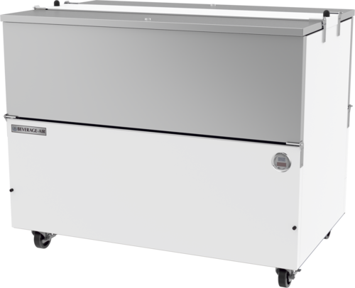 Beverage Air ST49HC-W-02 20.55 Cu. Ft. White Stainless Steel School Milk Cooler - 115 Volts