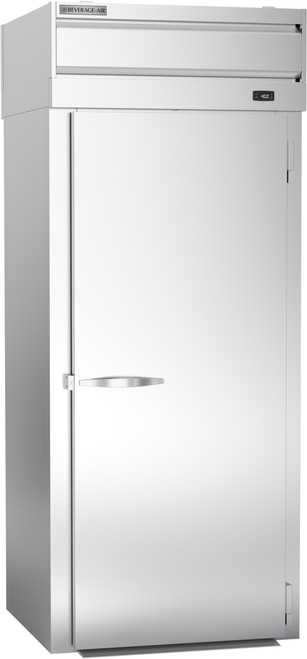 Beverage Air PFT1XTHC-1AS 42.27 Cu. Ft. Stainless Steel One-Section Solid Door Roll-Thru Extra Tall P-Series Freezer - 115 Volts