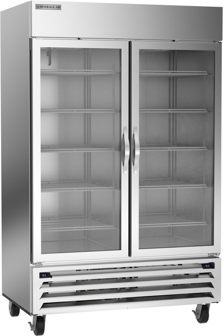 Beverage Air HBRF49HC-1-A-G 52" W Reach-In Two-Section Horizon Series Refrigerator or Freezer - 115 Volts