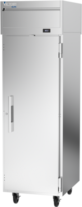 Victory VEHSA-1D-PT-SD 21.17 Cu. Ft. Stainless Steel Solid Hinged Door Victory Elite Warming Cabinet - 208 Volts