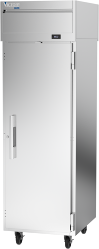 Victory VEHSA-1D-PT-SD 21.17 Cu. Ft. Stainless Steel Solid Hinged Door Victory Elite Warming Cabinet - 208 Volts