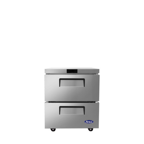 Atosa MGF8420GR 7.15 Cu. Ft. Stainless Steel Reach-In 1 Section Atosa Undercounter Freezer - 115 Volts