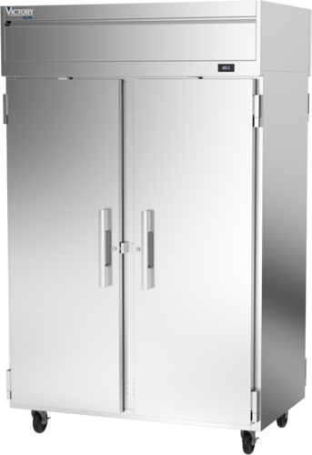 Victory VEHSA-2D-PT-SD 45.4 Cu. Ft. Stainless Steel Solid Hinged Door Victory Elite Warming Cabinet - 208 Volts