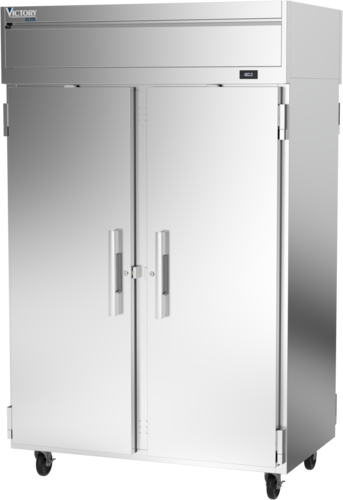 Victory VEHSA-2D-PT-SD 45.4 Cu. Ft. Stainless Steel Solid Hinged Door Victory Elite Warming Cabinet - 208 Volts