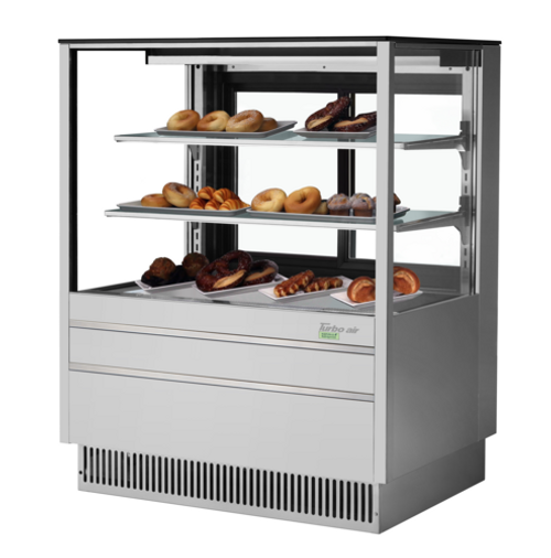 Turbo Air TCGB-36UF-DR-S 11.8 Cu. Ft. Stainless Steel Full Service Bakery Dry Case - 115 Volts