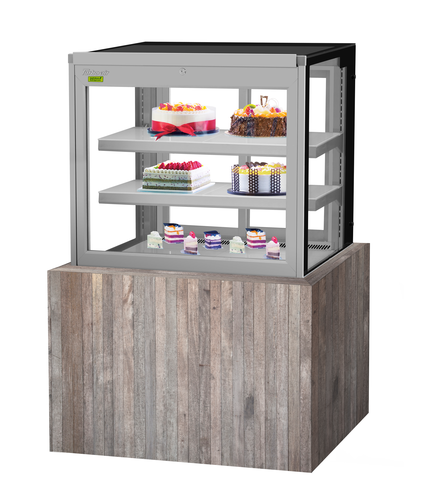 Turbo Air TBP36-54FDN 12.5 Cu. Ft. Stainless Steel Drop-In Refrigerated Bakery Display Case - 115 Volts