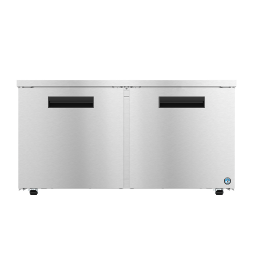 Hoshizaki UR60B-LP 15.1 Cu. Ft. Stainless Steel Reach-In Undercounter Low Profile Refrigerator - 115 Volts