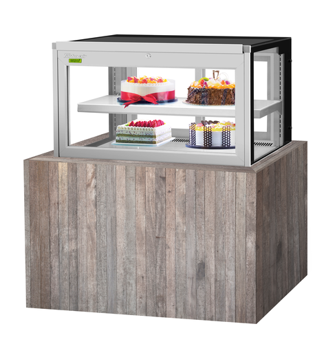 Turbo Air TBP36-46FDN 9 Cu. Ft. Stainless Steel Drop-In Refrigerated Bakery Display Case - 115 Volts