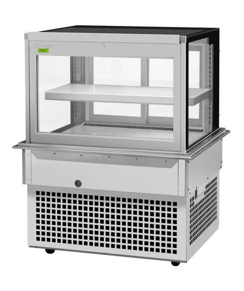 Turbo Air TBP36-46FDN 9 Cu. Ft. Stainless Steel Drop-In Refrigerated Bakery Display Case - 115 Volts