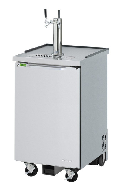 Turbo Air TBD-1SDD-N6 7.76 Cu. Ft. Stainless Steel Super Deluxe Beer Dispenser - 115 Volts