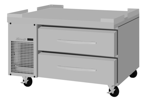 Turbo Air PRCBE-36F-N-FT 4.6 Cu. Ft. Stainless Steel One-Section PRO Series Freezer Chef Base - 115 Volts