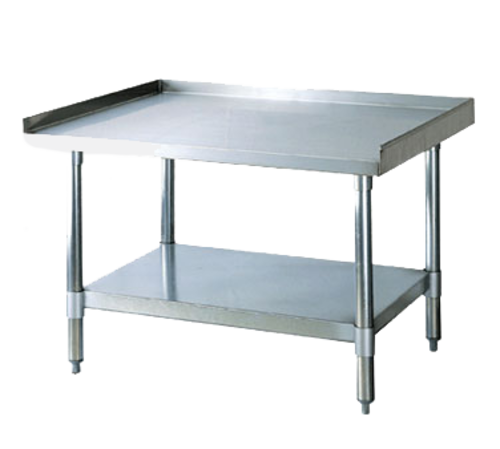 Turbo Air TSE-3072 72" W Stainless Steel Top Galvanized Legs and Undershelf Equipment Stand