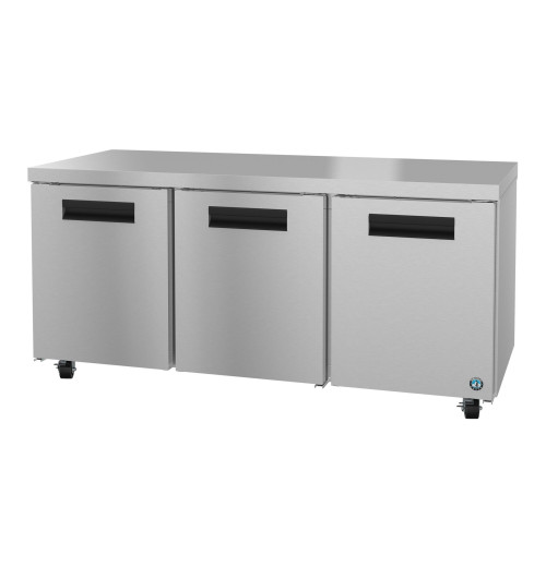 Hoshizaki UR72B 18.27 Cu. Ft. Stainless Steel Reach-In Undercounter Low Profile Refrigerator - 115 Volts