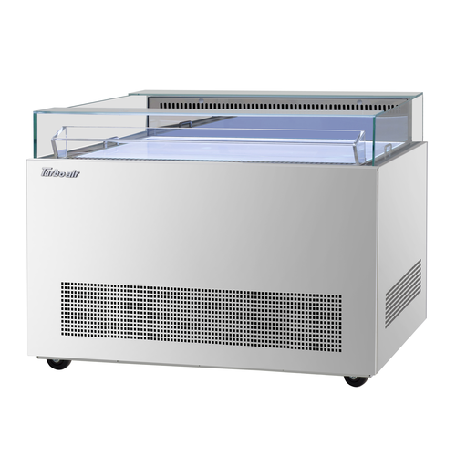Turbo Air TOS-50NN-S 30.88" H x 50.25" W Stainless Steel Open Display Sandwich and Cheese Merchandiser - 115 Volts