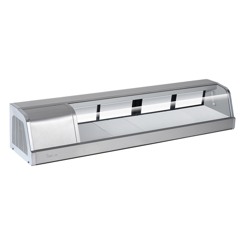 Turbo Air SAK-60R-N 1.7 Cu. Ft. Stainless Steel Refrigerated Sushi Case - 115 Volts