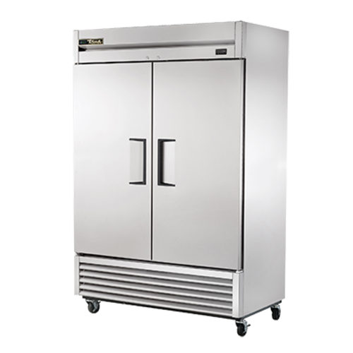 True T-49F-FLX-HC 54.13" W Stainless Steel and Aluminum Two-Section Reach-In Refrigerator and Freezer Convertible - 115 Volts