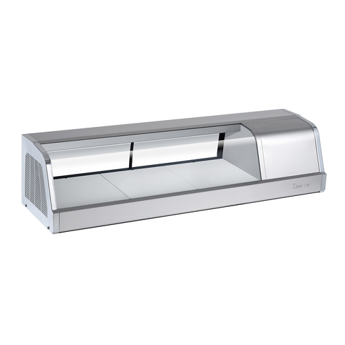 Turbo Air SAK-50R-N 1.3 Cu. Ft. Stainless Steel Refrigerated Sushi Case - 115 Volts