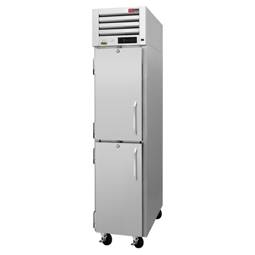 Turbo Air PRO-15-2F-N(-L) 12.67 Cu. Ft. Stainless Steel 2 Solid Half Doors Reach-In PRO Series Freezer - 115 Volts