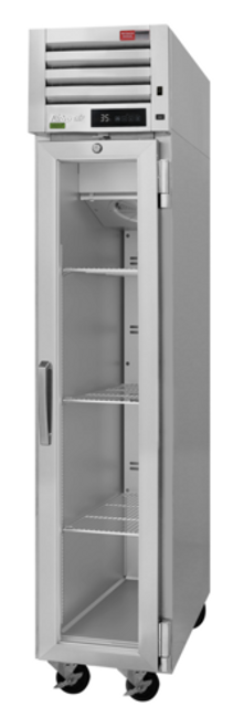 Turbo Air PRO-12R-G-N(-L) 9.47 Cu. Ft. Stainless Steel Reach-In One-Section PRO Series Refrigerator - 115 Volts