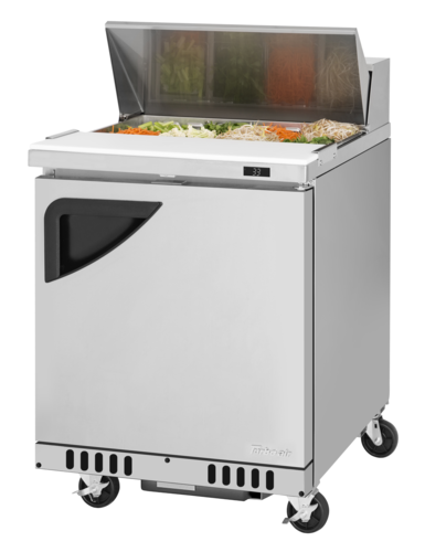 Turbo Air TST-28SD-FB-N 6.5 Cu. Ft. One-Section One Door Super Deluxe Sandwich or Salad Unit - 115 Volts