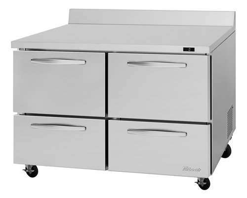 Turbo Air PWF-48-D4-N 12.8 Cu. Ft. Stainless Steel 4 Drawers PRO Series Worktop Freezer - 115 Volts