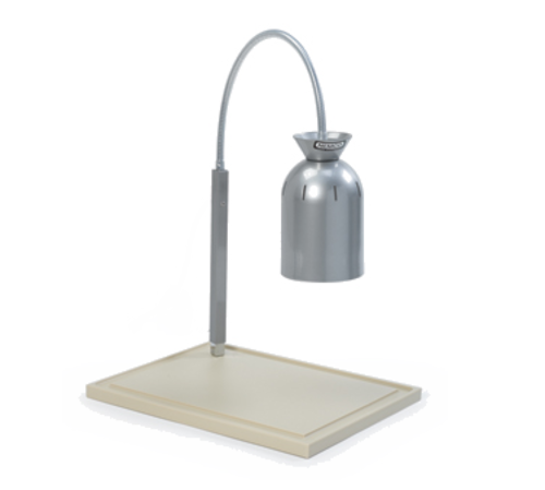 Nemco 6016 Single Bulb with Wood Cutting Board Carving Station - 120 Volts 1-Ph