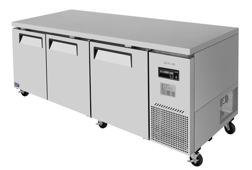 Turbo Air JUR-93D-N 30 Cu. Ft. Stainless Steel Solid J Series Side Mount Undercounter Refrigerator - 115 Volts
