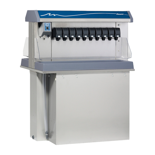 Follett LLC VU300M20DP 300 Lbs. Stainless Steel In-Counter Vision Ice or Beverage Dispenser - 115 Volts