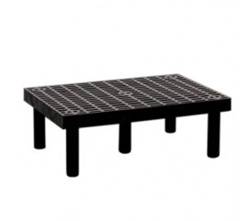 Quantum 482412DPP 700 Lbs. Polyethylene Vented Polymer Dunnage Rack