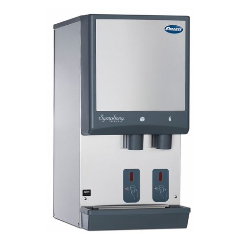 Follett LLC C12CI425A-SI 12 Lbs. Air-Cooled Countertop Symphony Plus Ice Dispenser - 115 Volts