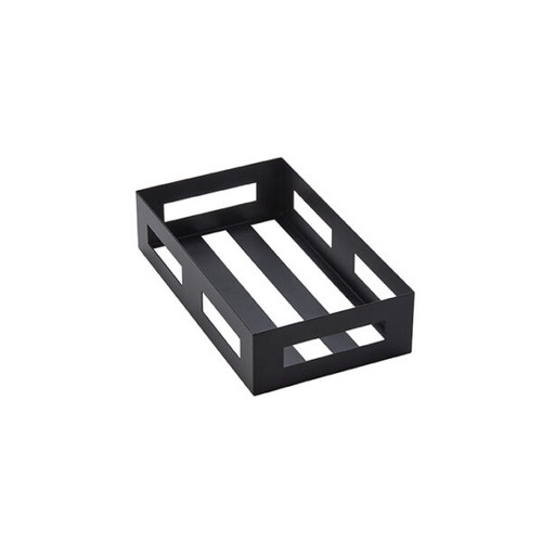 American Metalcraft BTH1 9.25" L Black Stainless Steel Crate