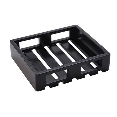 American Metalcraft MWH2 11.63" L Espresso Wooden Crate