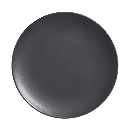American Metalcraft MCP9BK 9" L Matte Black Round Melamine Coupe Plate