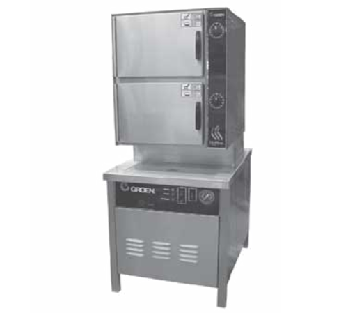Groen HY-10SM 24.13" W Stainless Steel Direct Steam HyPlus Pressureless Steamer - 120 Volts