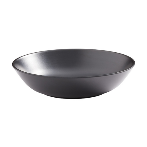 American Metalcraft MCB36BK 36 Oz. Matte Black Round Melamine Bowl