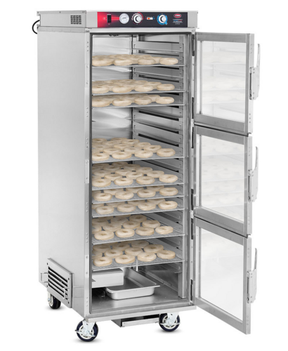 FWE ETC-2333-18PH 74.5" H Stainless Steel Full Height 1 Section Proofer or Heater Cabinet - 120 Volts